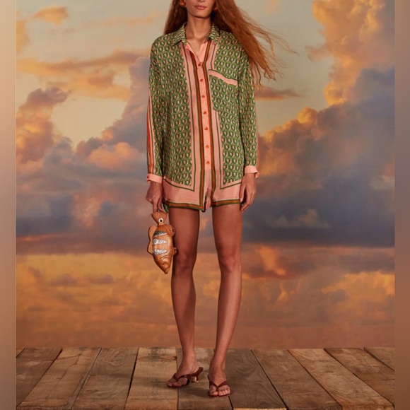 Pants - FARM Rio Scarf Mix Romper